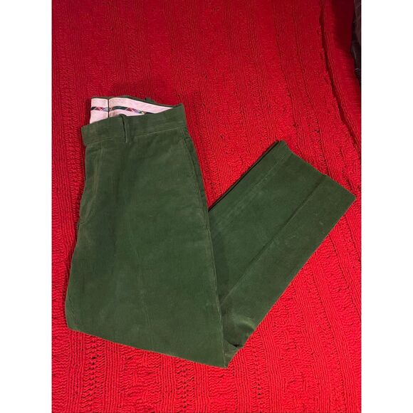 Vintage Polo Ralph Lauren Men’s Holiday Green Corduroy pants 32/30 - Picture 14 of 16